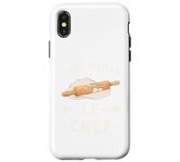 C'est Maman Le Chef Rouleau Pâtisserie Cuisine Pâtissiere Carcasa para iPhone X/XS