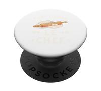 C'est Maman Le Chef Rouleau Pâtisserie Cuisine Pâtissiere PopSockets PopGrip Adhesivo