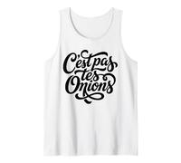 C'est Pas TES Oignons Ninguno De Tu Negocio Francés Camiseta sin Mangas