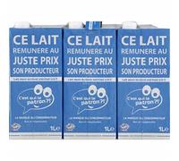 C'est Qui Le Patron ?! Marca de consumidor media crema, UHT, 6 x 1 l