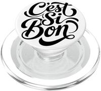 C'est Si Bon - Diseño de Letras en francés PopSockets PopGrip para MagSafe