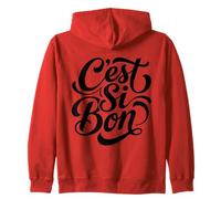C'est Si Bon Francés Encantador Espíritu de Francia Sudadera con Capucha