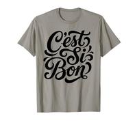 C'est Si Bon Tipografía de guión en francés Camiseta