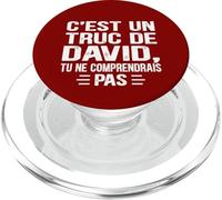 C'est un Truc De David Tu ne comprendrais Nombre Divertido David PopSockets PopGrip para MagSafe