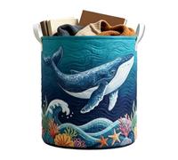 Cesta acolchada para la colada | Gran patrón de animales 3D | Contenedor de almacenamiento acolchado con asas | para libros, aperitivos, juguetes, muñecas, sala de estar, dormitorio, ducha
