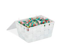 Cesta almacenaje baño caja de almacenamiento 1,8 L 190 g cesta de almacenamiento