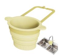 Cesta atrapa alimentos para fregadero | De silicona plegable de pared | Filtro de alimentos para fregadero de cocina - Para preparación de ensalada, frutos del bosque, mezcla, limpieza, cocción