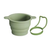 Cesta atrapa alimentos para fregadero - Utensilios de cocina de silicona plegable de pared - Cesta de desagüe para fregadero - Para ensalada, mezcla, alimentos, limpieza, preparación de cocina