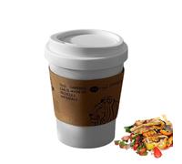 Cesta Care Carea Caffe CAUSE CAUSE Salgio CanILE di Garba - Mini Cash Mini Capfia Capfia, Contenedor Tapa Swing con el canso de posibilidad de añadir para la ropa de baño Oficiales del PATTURA CUS