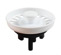 Cesta colador de fregadero de 74 mm con espacio uniforme de malla para retener partículas de alimentos y mantener un camino de drenaje transparente en residencial para lavabos