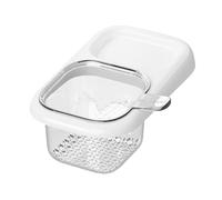 Cesta Colador Para Fregadero De Cocina | Captador De Alimentos De Malla Fina Con Estante De Almacenamiento | Filtro de Cesta de Desagüe para Fregadero | Para Prevención de Atascos por Residuos en Hoga