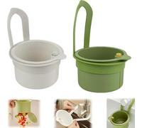 Cesta coladora para fregadero de cocina, colador colgante de grifo, colador de alimentos multifuncional, cesta de drenaje automático de cocina, recogedor de basura para fregadero de esquina para