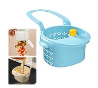 Cesta coladora para fregadero de cocina con liberación inferior de una sola presión, organizador de fregadero colgante para restos de alimentos, soporte de esponja y organizador de cocina, cesta de