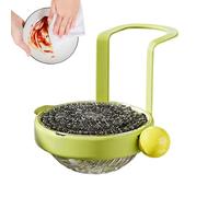 Cesta coladora para fregadero, estante de filtro de descarga automática, cesta de filtro de frutas, para verduras, frutas, pastas, cocineros, apartamentos, preparadores de comidas, propietarios de