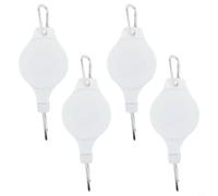 Cesta colgante ajustable con gancho telescópico para polea de plantas, gancho retráctil para macetas, gancho de techo extensible para un fácil riego, blanco (4)
