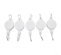 Cesta colgante ajustable con gancho telescópico para polea de plantas, gancho retráctil para macetas, gancho de techo extensible para un fácil riego, blanco (5)