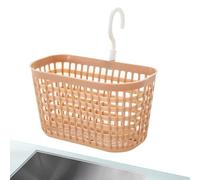 Cesta colgante - Cesta organizadora de malla transpirable con gancho de rotación de 360 grados | Bandeja organizadora de frutas de diseño hueco multiusos, organizador de baño, suministros para el