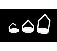 Cesta colgante de cerámica de alúmina TA y mini crisol - Durable resistente al calor for hidroponía, cerámica y metalurgia 1 pieza(PE Alumina Semi Hanging 7.2x8.6mm)