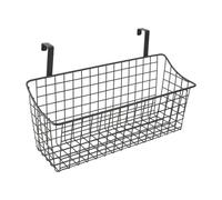 ＡＷＨＡＯ Cesta Colgante de Pared, Decoración Rústica Multiusos, Cesta Organizadora de Alambre Metálico para Armario, Cocina, Dormitorio, 24.3x11x39.3cm
