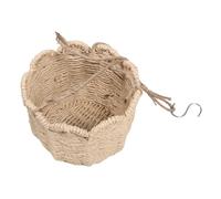 Cesta Colgante de Ratán Sintético para Flores, Montaje en Pared