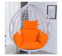 Cesta colgante gruesa y lavable con almohada, almohadillas de asiento resistentes al aire libre para hamaca de EggPatio, para dormitorio