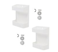 Cesta Colgante para Frutas y Verduras, Comedero de Plástico Blanco | Montaje en Jaula, Uso Interior, para Periquitos y Conejos, Soporte Multiuso, Fácil de Instalar
