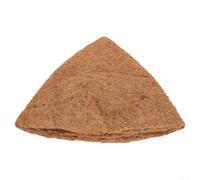 Cesta colgante redonda de coco hecha de fibra de coco natural para macetas y proyectos de jardinería en el hogar (14 pulgadas)