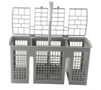 Cesta Cubiertos Repuesto Lavavajillas para siemens para bosch para constructa 489464 Plástico 6 Secciones Tapa Incluida Dimensiones Estándar