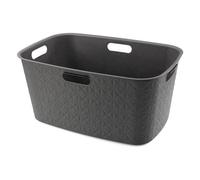Cesta Curver K258705 SOFTEX Gris Gris, 60 X 40 X 27,5 Cm