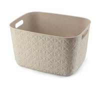 Cesta Curver K258706 SOFTEX Grande Blanco Yeso, 38 X 29 X 22 Cm, Efecto