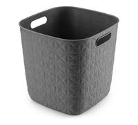 Cesta Curver K258710 SOFTEX Cubo Gris, 28X28X27 Cm