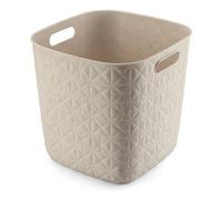 Cesta Curver K258713 SOFTEX Cube Blanco Yeso