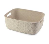 Cesta Curver K258717 SOFTEX Mediana Blanca Yeso 38x29x14,5cm, 12,5L De Capacidad