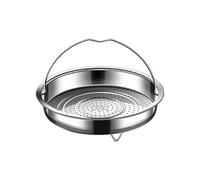 Cesta de acero inoxidable con asa, colador de alimentos, bandejas de vapor, rejillas para vaporizar, rejilla para vaporizar, estante para verduras para bandeja