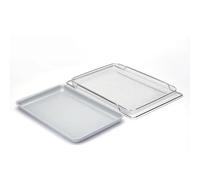 Cesta de acero inoxidable for freidora de aire, compatible con Ninja horno tostador 12 en 1, cesta de malla, compatible con Ninja accesorios for horno de convección inteligente