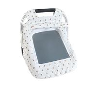 Cesta de algodón a prueba de viento con ventana transpirable para carrito de compras infantes guardia hoja protectora camino infantil esencial