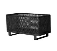 Cesta de Almacenamiento de Cocina Estilo Granja para Encimera Que Ayuda a Organizar Verduras Huevos Y Alimentos en General Hecha de Material Resistent, Negro, L