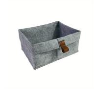 Cesta de almacenamiento de escritorio, tela de fieltro, organizador de mesa de dormitorio, portalápices, almacenamiento de desorden, organizador de cosméticos, cesta de flores, cestas para estantes