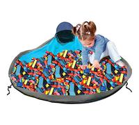Cesta de Almacenamiento de Juguetes Rápida, Organizador de Juguetes Plegable de 59 Pulgadas para El Hogar y Al Aire Libre Portátil para Bloques de Construcción Lego (A)
