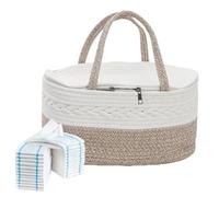 Cesta De Almacenamiento De Pañales - Organizador De Pañales Para Bebés De 10,24 X 7,28 Pulgadas, Bolsa De Viaje Multifuncional, Para Padres, Niños, Niñas, Baño, Hospital, Picnic, Camping, Botella De J