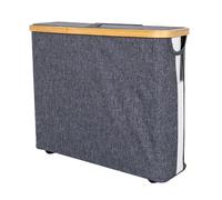 Cesta De Almacenamiento De Papel Higiénico Con Tapa - 23l Cesta De Tela Oxford Plegable De Gran Capacidad | Organizador De Tela De Inodoro A Prueba De Polvo, Soporte De Rollo