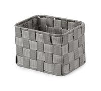 Cesta de almacenamiento de rayón. Gama Stan. Material hilo trenzado. Dim: 19 x 14 x 13 cm. Color marrón. RAN6882