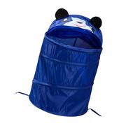 Cesta de almacenamiento de tela plegable portátil con asas resistentes para ropa de juguete para niños, baño, decoración esencial para dormitorio, cesta de lavandería plegable