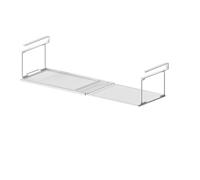 Cesta de almacenamiento extensible para debajo del armario, ideal para el hogar y almacenamiento con tamaño extensible de 21 x 13 cm, maximizando tu potencial (blanco)