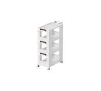 Cesta de almacenamiento for equipos deportivos fitness, mamparo extraíble, cilindro multifunción(3Layer White)