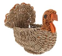 Cesta de Almacenamiento Infantil Patrón de Pavo en Madera Varios estilos