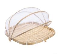 Cesta de almacenamiento ligera con malla protectora, diseño conveniente para organizar frutas y verduras (S)