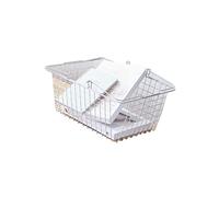 Cesta de Almacenamiento Manual, Carrito de Almacenamiento de Construcción Fuerte para Organización de Dormitorio y Sala de Estar (Cesta de de Mano)