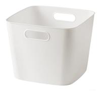 Cesta de almacenamiento multifuncional para el hogar, coche y oficina, con asas dobles ergonómicas y espacioso compartimento interior (D)