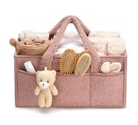 Cesta de almacenamiento para bebé, almacenamiento de pañales, bebé, cesta de nacimiento, organizador para bebés, cesta de almacenamiento portátil, cesta de almacenamiento de fieltro de bebe